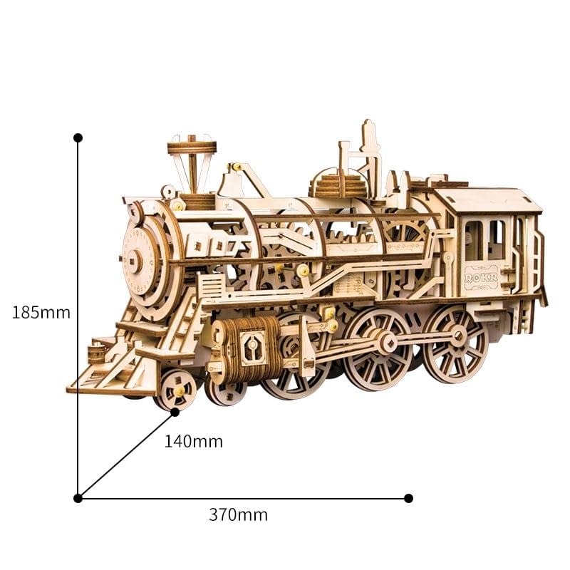 Quebra Cabeça 3D Locomotiva - Loja Lua Feliz